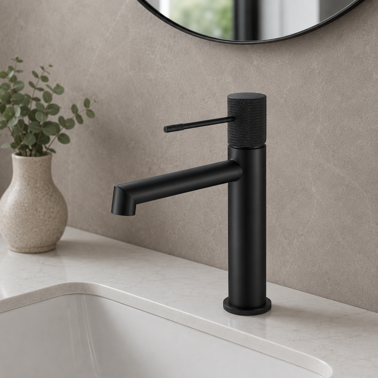 Grifo Lavabo IMEX Line BDD038-1NG Negro Mate