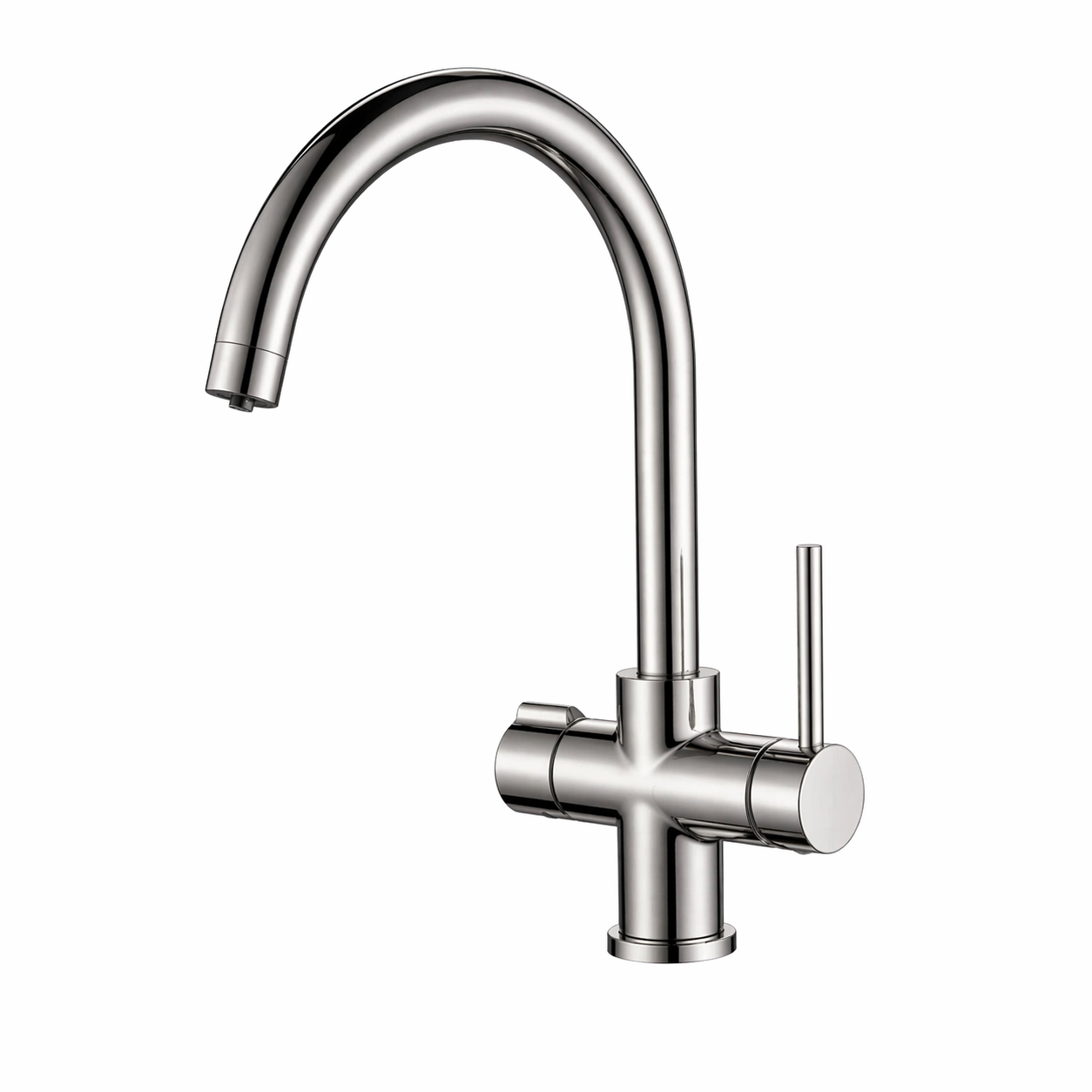 Grifo Cocina 5 Vías Midea Praga Acero Inoxidable Brillo