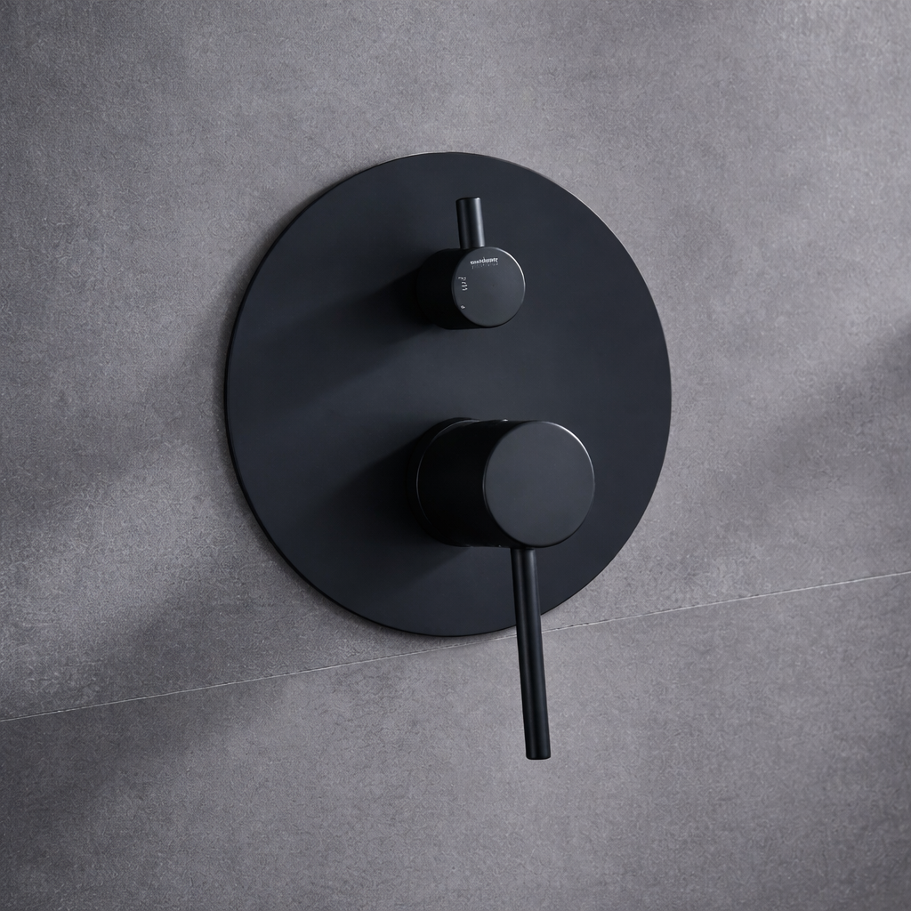 Ensemble de douche encastré IMEX Monza GPM039BGM Black Gun Metal