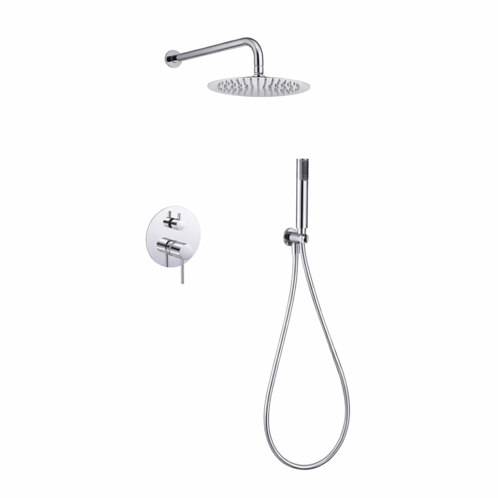 Ensemble de douche encastré IMEX Monza GPM039BGM Black Gun Metal