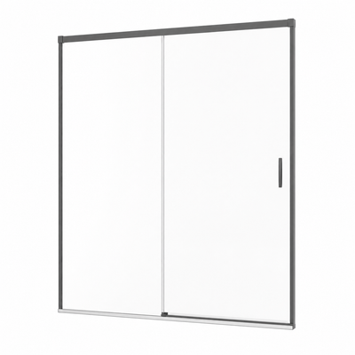 Mampara de Ducha SBX Stylo 1 Fijo + 1 Corredera Black Gun Metal