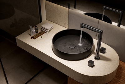 Grifo Lavabo Alto Bimando IMEX Toscana BAT064