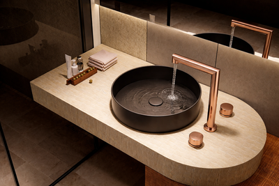 Grifo Lavabo Alto Bimando IMEX Toscana BAT064