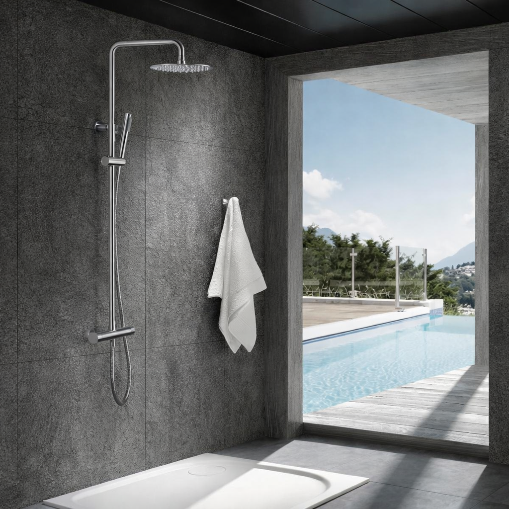 Conjunto Ducha IMEX Moscu BDK034 Acero S316