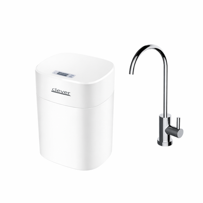 Sistema de Tratamiento de Agua Clever PURE 61430 | Ultrafiltración UF con Grifo Metal Free 1 Vía