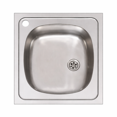 Fregadero Practic Standard acero inoxidable 18/10 2 senos 80x50