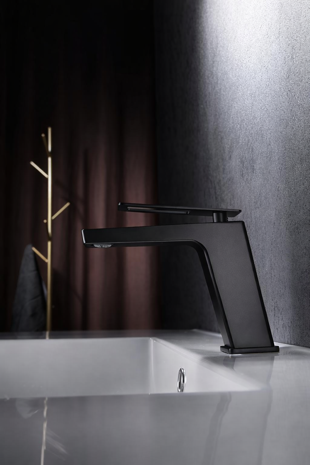 Grifo de Lavabo IMEX Suecia BDC032-1NG Negro Mate