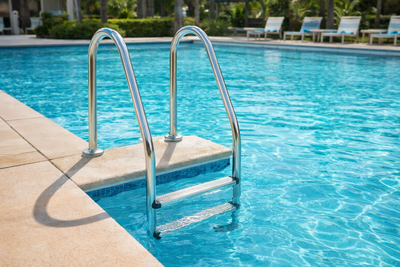 Escalera para Piscina Astralpool Standard 2 Peldaños Acero Inox
