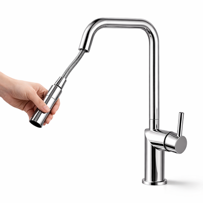 Grifo de Cocina Extraíble IMEX Monza GCE039 Cromo