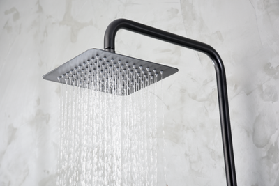 Columna de Ducha Termostático IMEX Art BTAR025  black gun metal 6