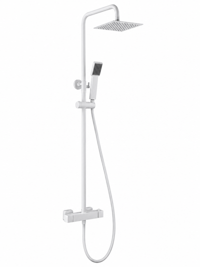 Columna de Ducha Termostático IMEX Art BTAR025  blanco