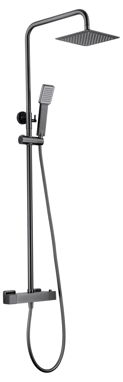 Columna ducha termostática IMEX ART BTAR025 BGM black gun metal