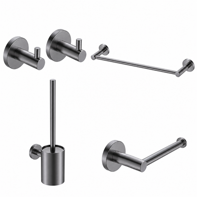 Conjunto de accesorios de baño Essential Medimex black gun metal