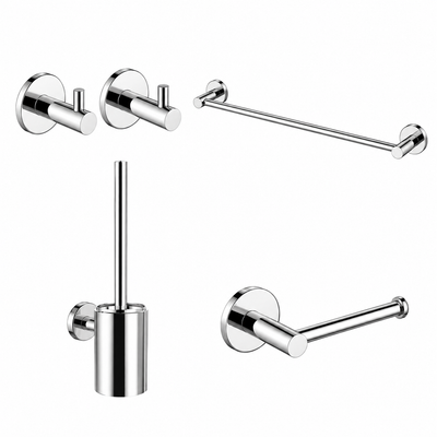 Conjunto de accesorios de baño Essential Medimex cromo