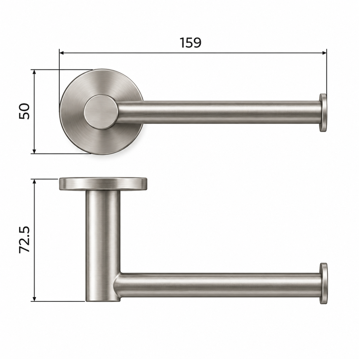 Conjunto de accesorios de baño Essential Medimex medidas