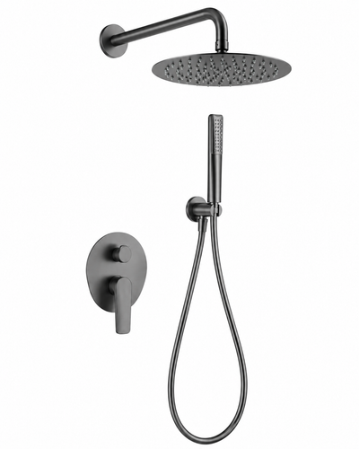 Set doccia incasso IMEX Delos GPD055BGM Black Gun Metal