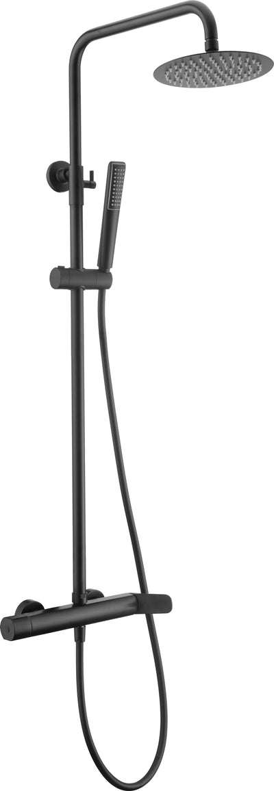 Conjunto ducha IMEX Dinamarca BDR031NG negro mate
