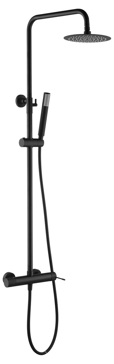 Conjunto ducha IMEX Line BDD038NG negro mate
