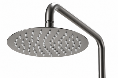 Conjunto ducha monomando IMEX Delos BDD055 black gun metal panel
