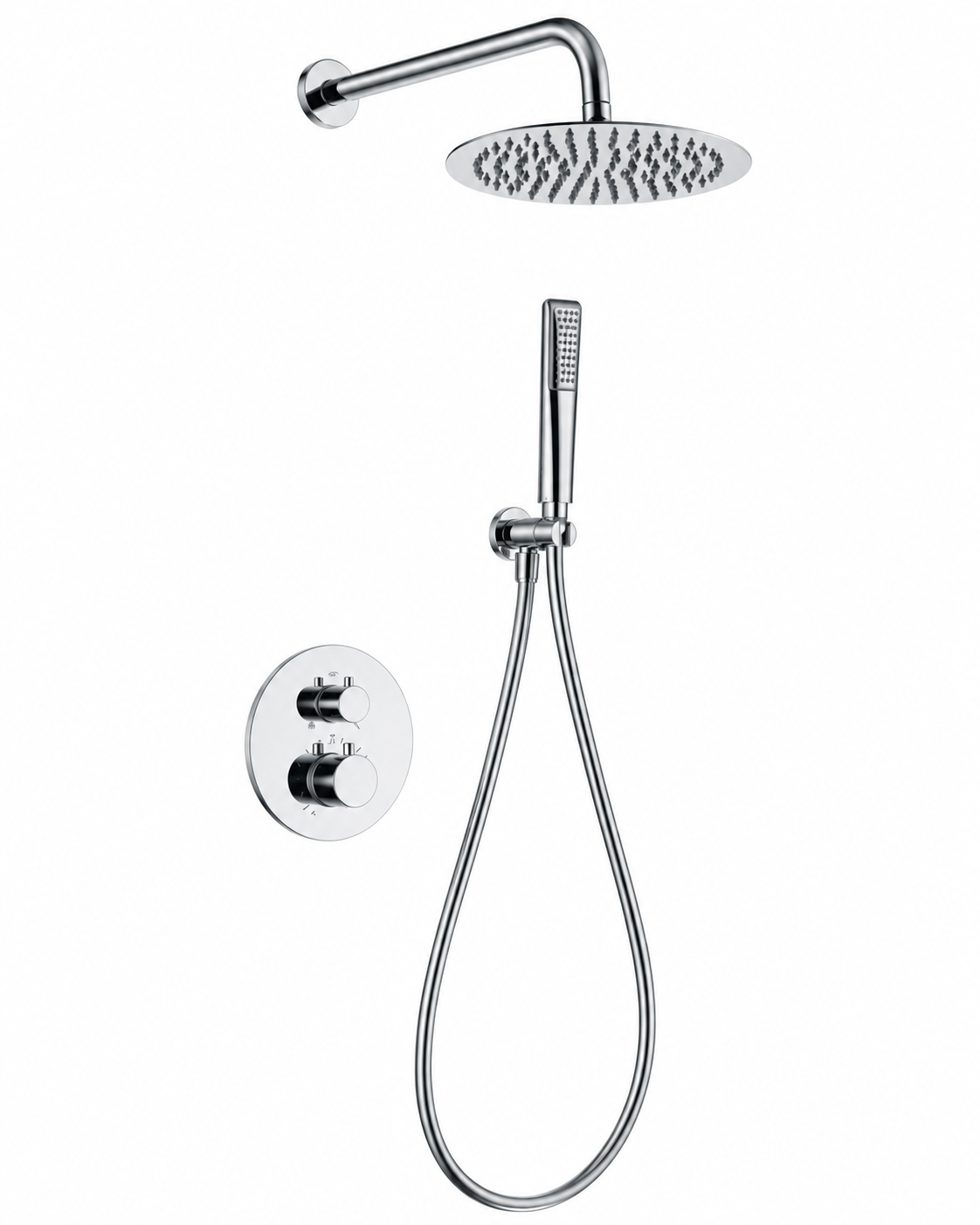 Conjunto Ducha Empotrado Termostático IMEX Nápoles GTN047