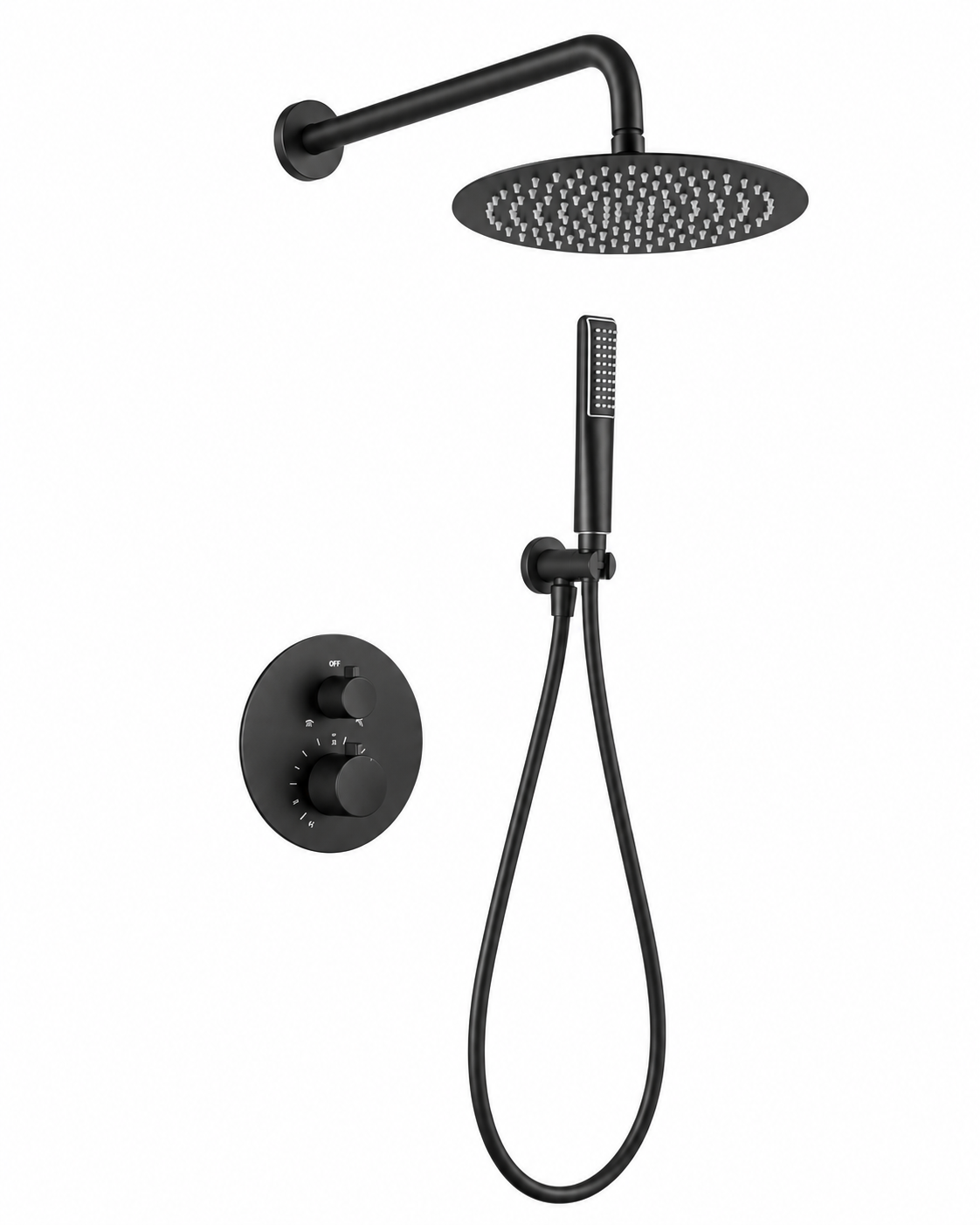 Conjunto Ducha Empotrado Termostático IMEX Nápoles GTN047