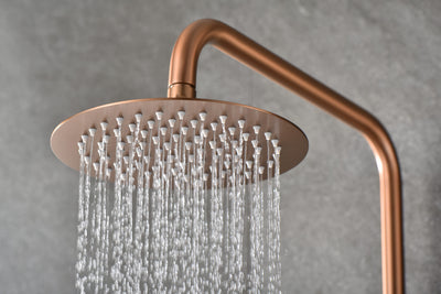 Barra de Ducha Termostática IMEX Monza BTM039 Oro Rosa Cepillado