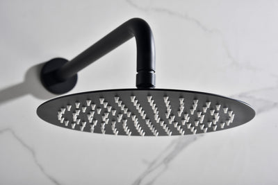 Sistema Ducha Empotrado Termostático IMEX Monza GTM039NG Negro Mate