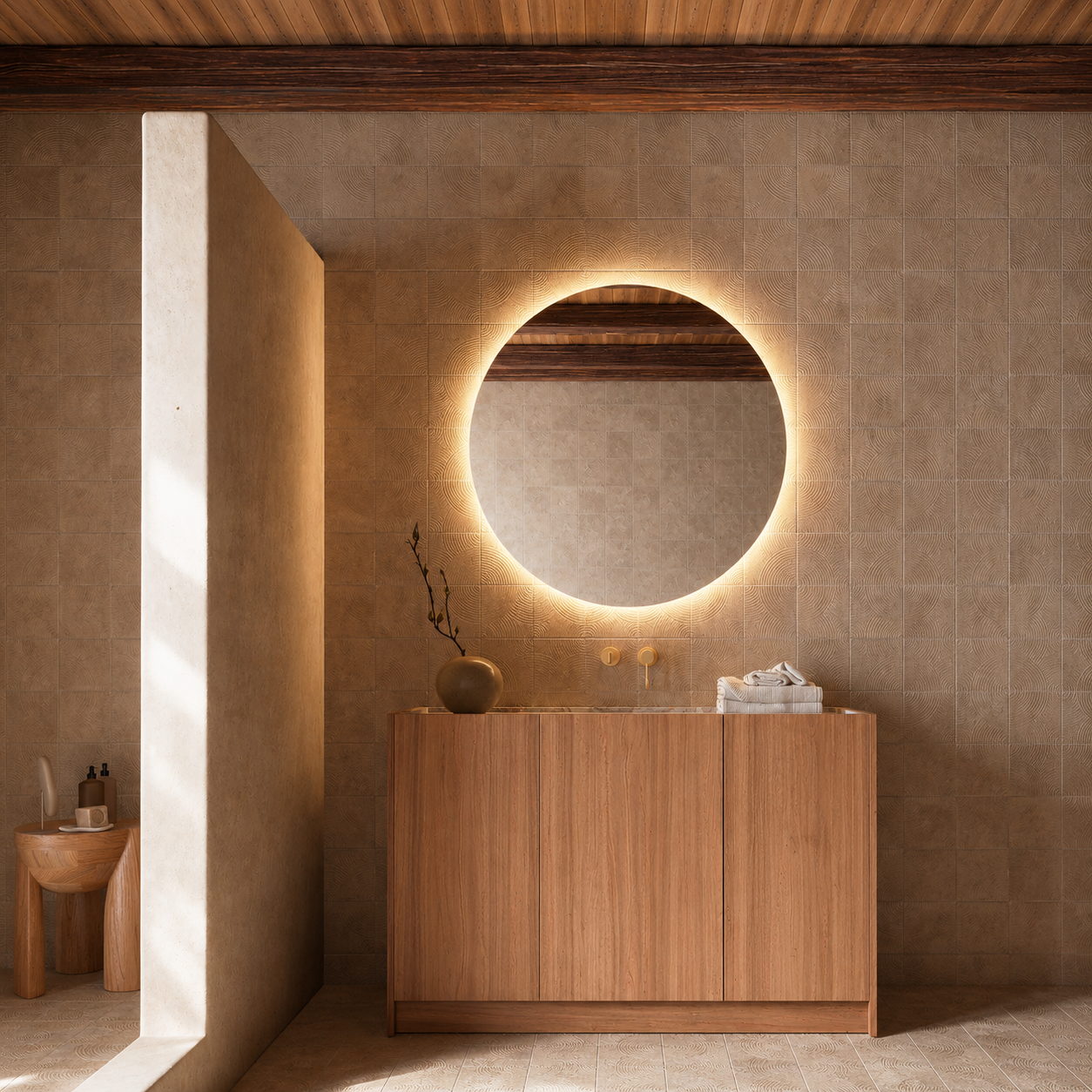 Espejo baño Ledimex Oporto OPOR001 luz LED 5
