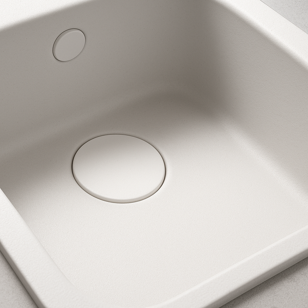 Fregadero de cocina SYAN KALI – Bajo encimera, resina sintética 450×450 mm | Varios colores