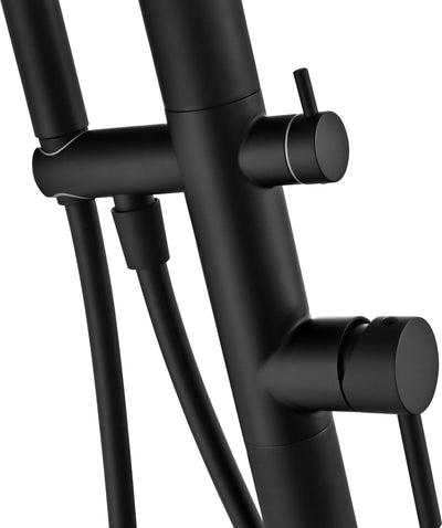 Columna Ducha Exterior Poolimex Florida GPF008 Negro Mate
