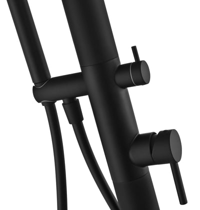 Columna Ducha Exterior Poolimex Kansas GPK012 Negro Mate