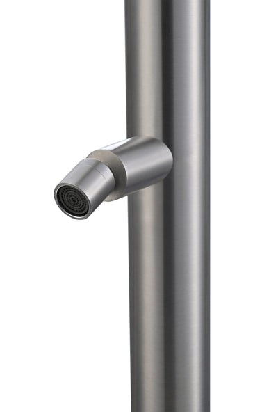 Columna Ducha Exterior Poolimex Michigan GPM007 Acero Inoxidable S.316
