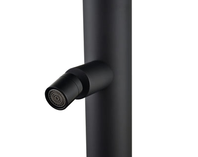 Columna Ducha Exterior Poolimex Michigan GPM007 Negro Mate