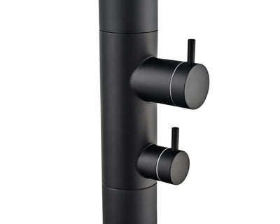 Columna Ducha Exterior Poolimex Michigan GPM007 Negro Mate