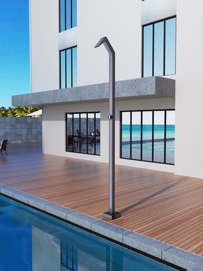 Columna Ducha Exterior Poolimex Niágara GPN013 Gris Cobalto