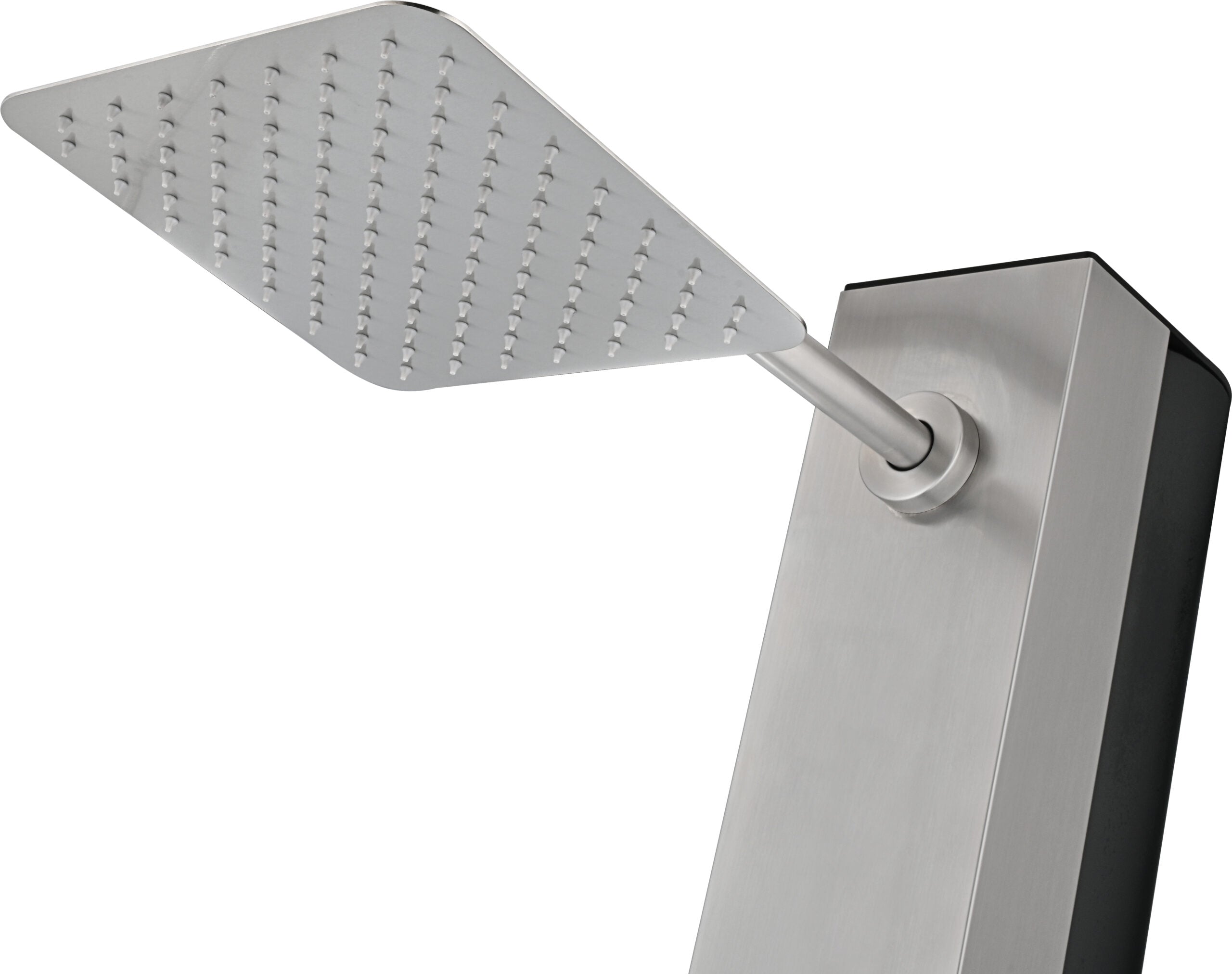 Columna Ducha Exterior Poolimex Phoenix GPP015 Acero Negro Mate