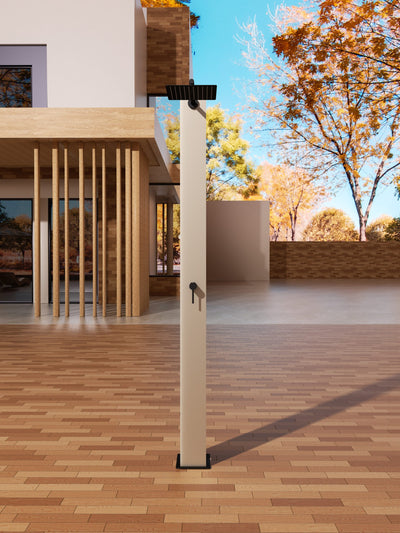 Columna Ducha Exterior Poolimex Phoenix GPP015 Moka Negro Mate