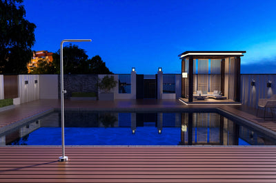 Columna Ducha Exterior Poolimex Texas GPT005 Acero Inoxidable S316