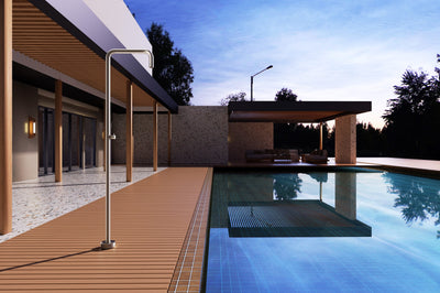 Columna Ducha Exterior Poolimex Utah GPU010 Moka