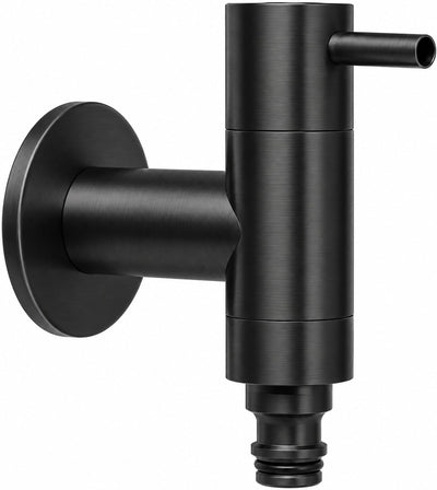  Grifo Exterior Jardín IMEX Arches GAA001/ANG Negro Mate S.316