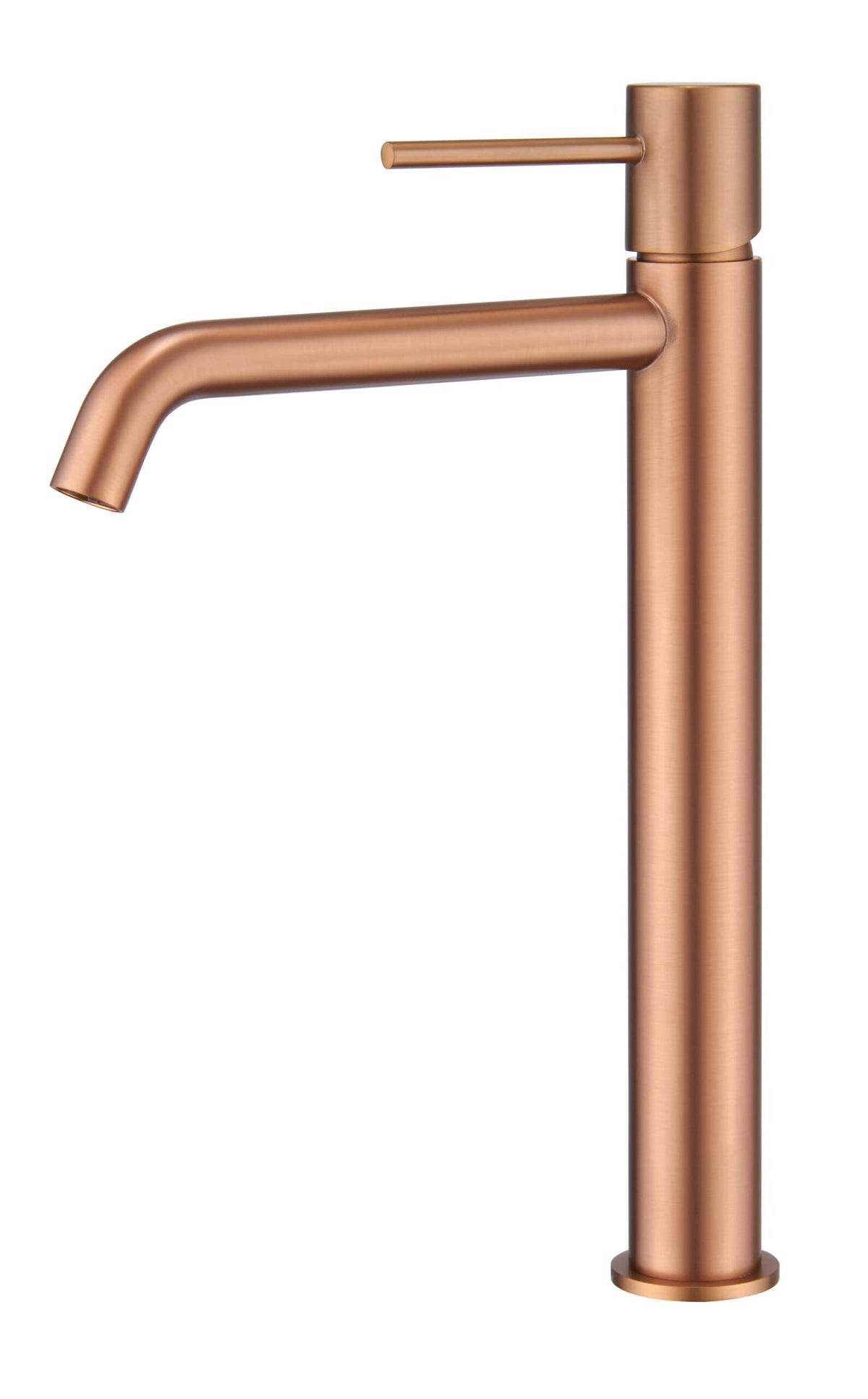 Grifo Lavabo Alto IMEX Monza BDM039-3 Oro Rosa Cepillado