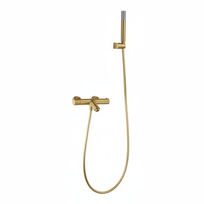 Grifo baño ducha IMEX Monza BTM039-4OC oro cepillado
