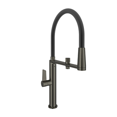 Grifo de cocina profesional Ramon Soler Kitchen Pure Water en grafito