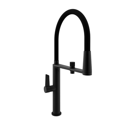 Grifo de cocina profesional Ramon Soler Kitchen Pure Water en negro mate