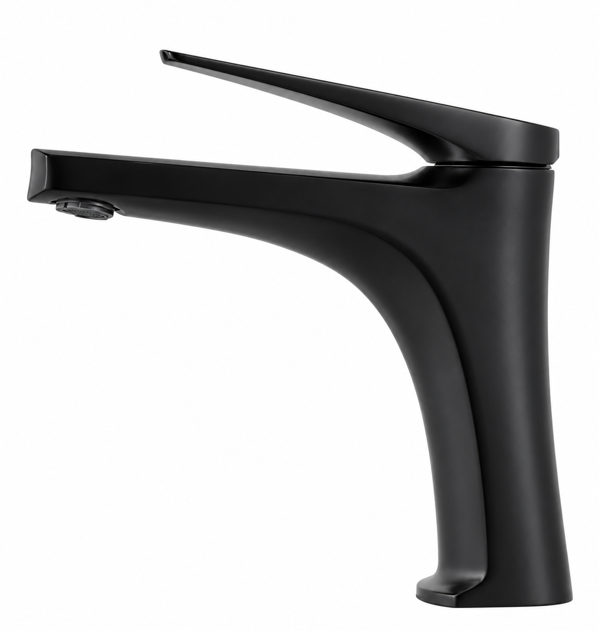 Grifo lavabo IMEX Delos BDD055-1 negro mate baño