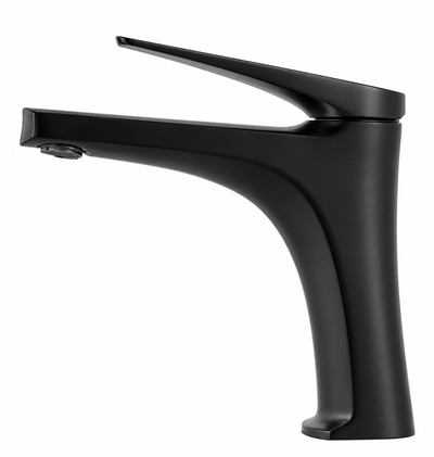 Grifo lavabo IMEX Delos BDD055-1 negro mate baño