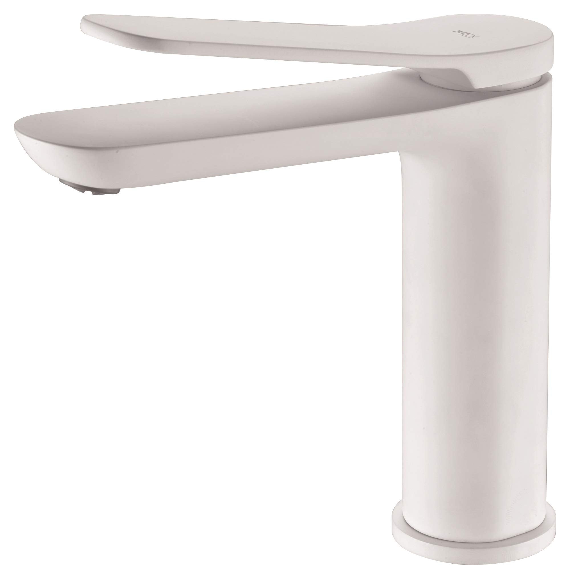 Grifo lavabo IMEX Dinamarca BDR031-1BL blanco mate