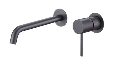 Grifo lavabo empotrado IMEX Monza GLM039BGM black gun metal