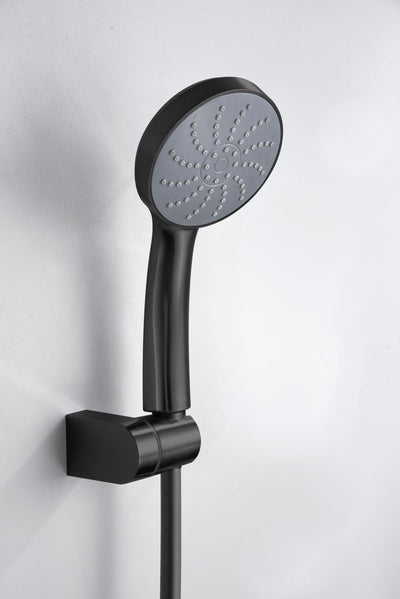 Grifo monomando ducha y bañera IMEX ROMA BDR001-4 Negro Mate
