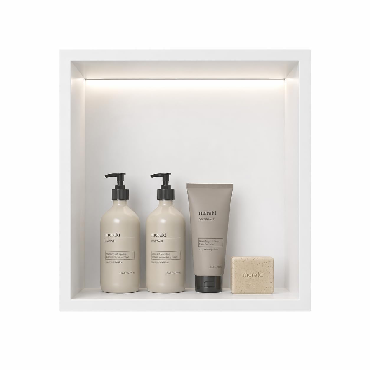 Hornacina ducha Medimex Indic HOR004 blanco mate